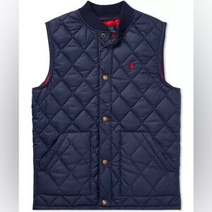 Ralph Lauren quilted puffer vest youth large 14-16